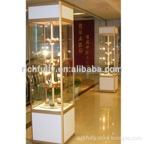 Beautiful lockable Display Glass Cabinets with LED light